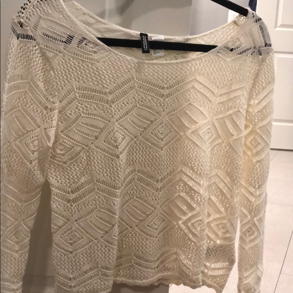Hm open knit sweater